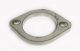 EXHAUST STAINLESS FLANGE 2 BOLT CENTRE BORE 38.01 MM