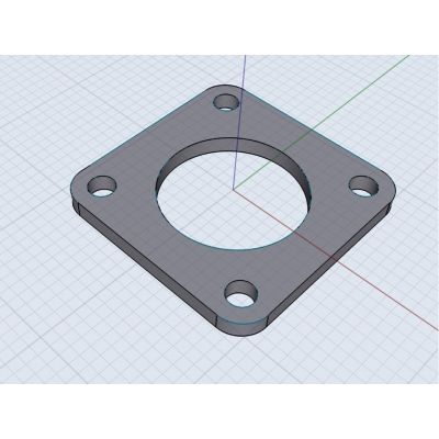 FLANGE GASKET 4 BOLT CENTRE BORE 88.9 MM