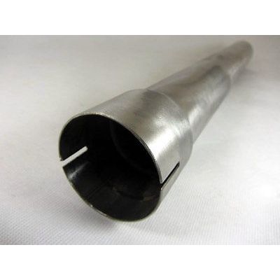 1Meter Repair Section Stainless Exhaust PipeExpanded Swagged To Fit Over 63.5 mm Or 2.5Inch